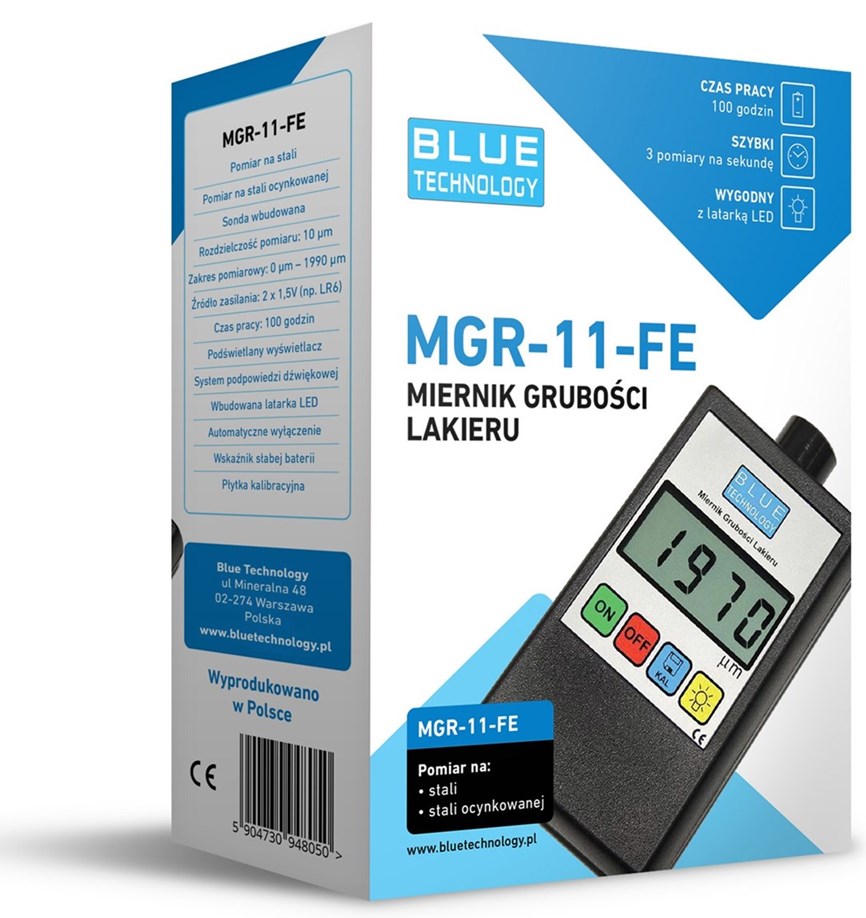 Paint thickness gauge MGR-11-FE
